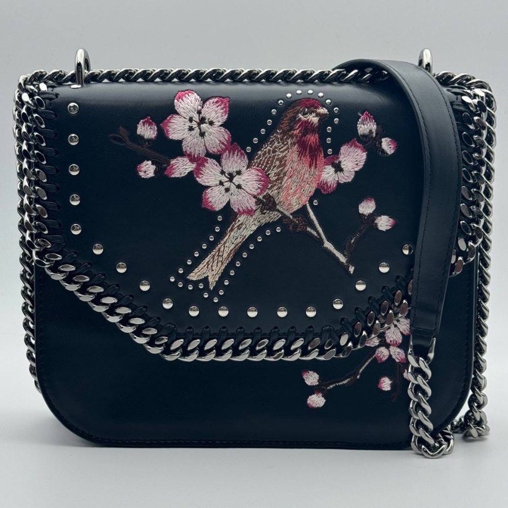 Stella McCartney 2017 Falabella Box Bird Bag - Black Shoulder Bag Black Color Fl